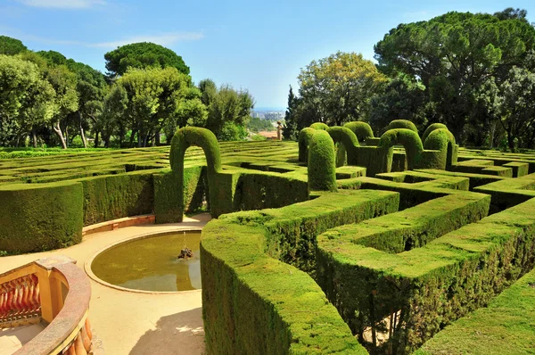 西班牙巴塞罗那的Parc del Laberint d'Horta — 图库照片