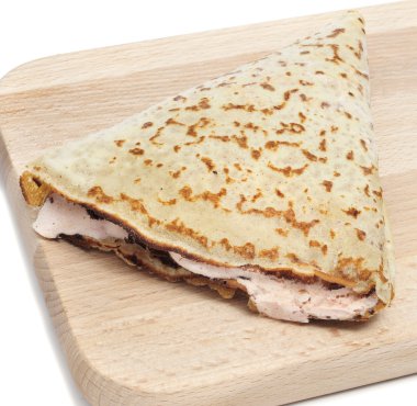 Stuffed crepe clipart