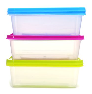 Plastic containers clipart