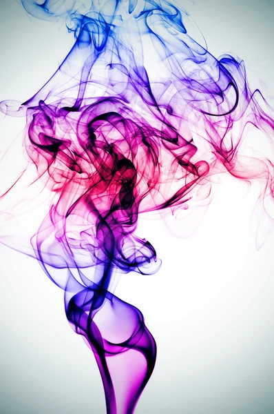 Fumaça de cores diferentes — Fotografia de Stock