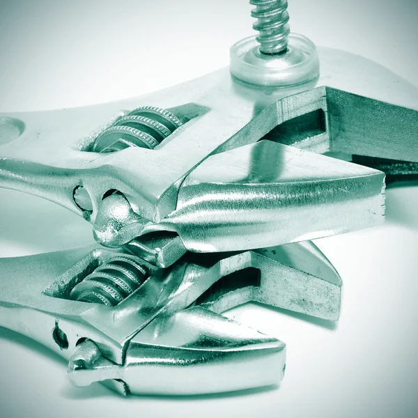 Closeup of a pile of tools — Stock Photo, Image