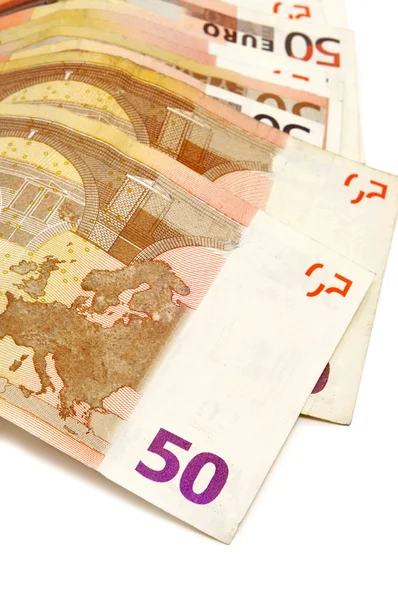 Euro bankovky — Stock fotografie