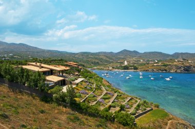 A view of Cap de Creus, Costa Brava, Spain clipart