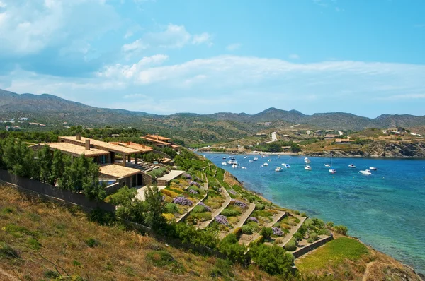 Een weergave van cap de creus, costa brava, Spanje — Stockfoto