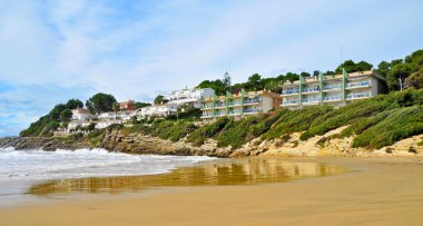 Cala crancs beach, salou, İspanya