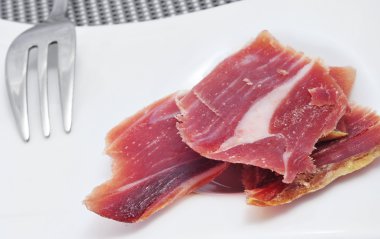 Serrano ham tapa clipart