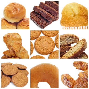 Pastries collage clipart