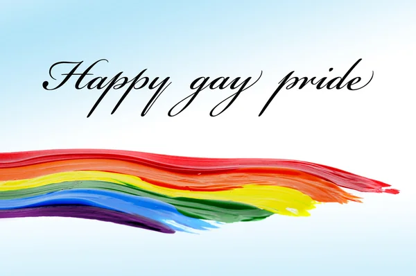 행복 한 게이 프라이드 — 스톡 사진