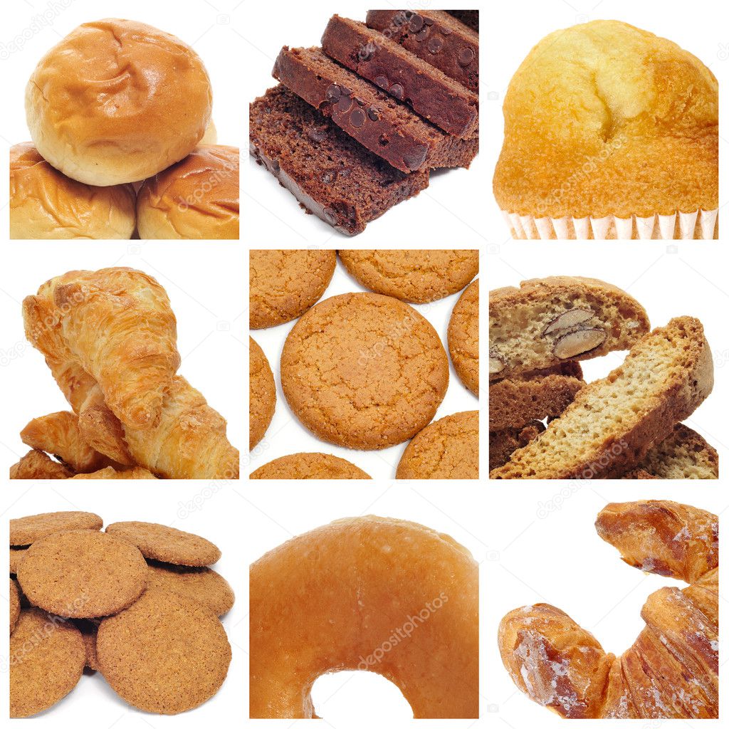 Pastries collage