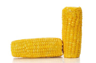 pişmiş corncobs