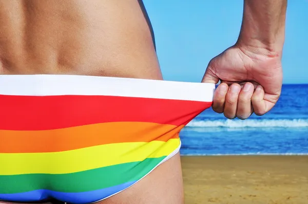 Plaja gay — Fotografie, imagine de stoc
