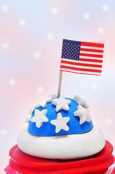 Αμερικανική cupcake — Φωτογραφία Αρχείου