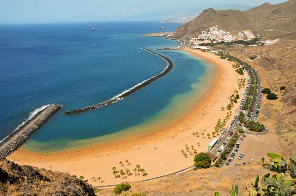 Playa de Teresitas en Tenerife, Islas Canarias, España — Foto de Stock