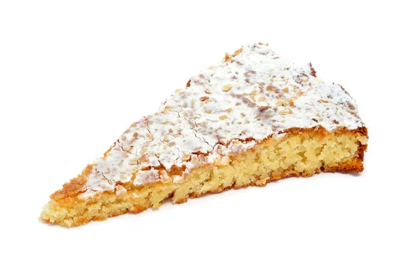 Tarta de Santiago, typical almond pie from Spain — Stok fotoğraf