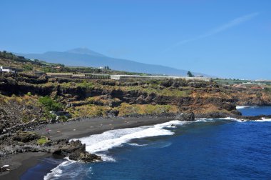 Bollullo Beach in Tenerife, Canary Islands, Spain clipart