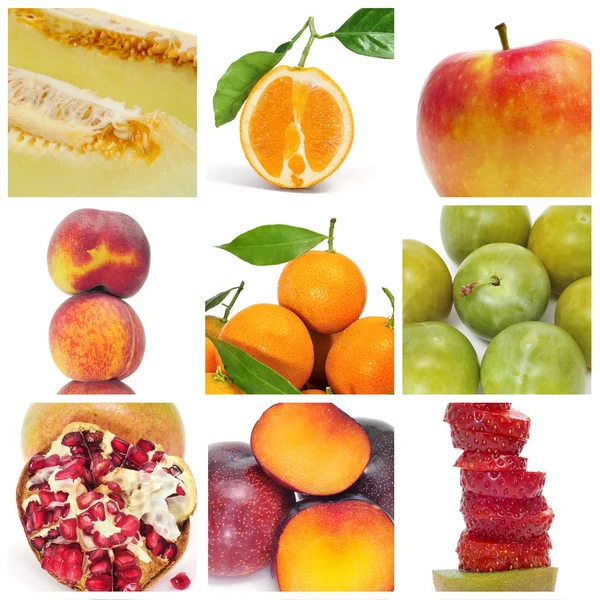 Fruits collage — Stock Photo, Image
