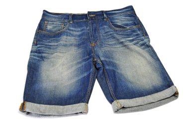 Denim shorts clipart