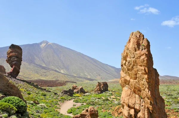 Roques de Garcia no Parque Nacional Teide, Tenerife, Ilha Canária — Fotografia de Stock