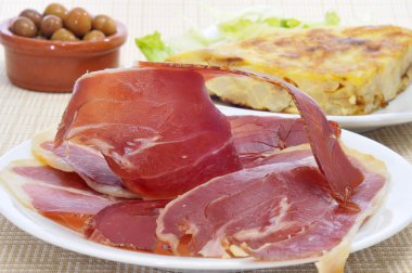 Spanish tapas clipart