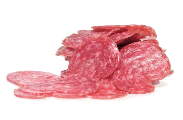 Salchichon, spanish salami — Stock Photo, Image