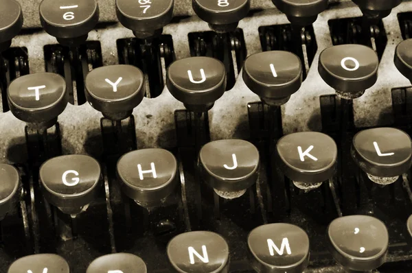 古代的打字机 — 图库照片