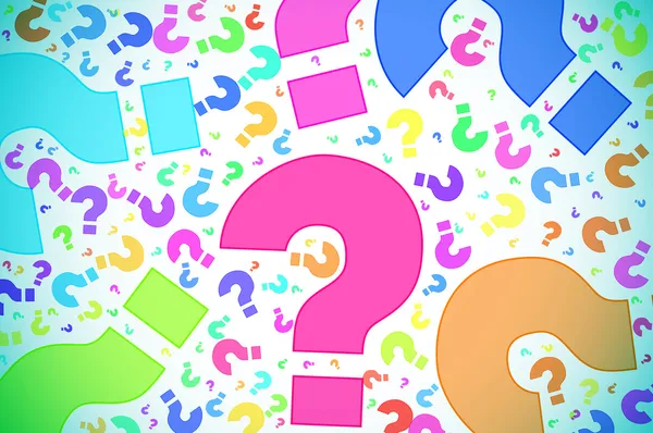 Question marks background — Stock Photo, Image