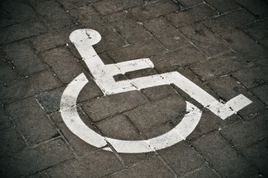 Disabled parking permit clipart