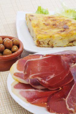 Spanish tapas clipart