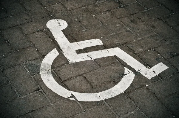 Disabled parking permit — Stock Photo, Image