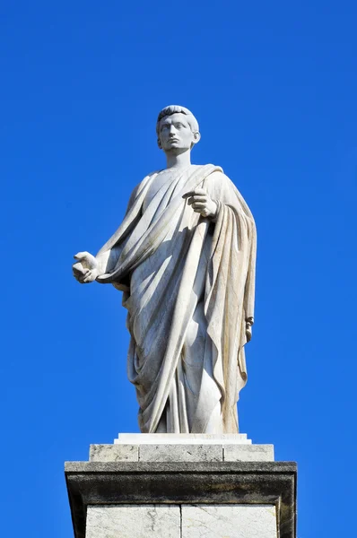 Statue von caesar augustus in tarragona, spanien — Stockfoto