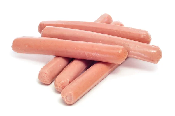 Ruwe hotdogs — Stockfoto