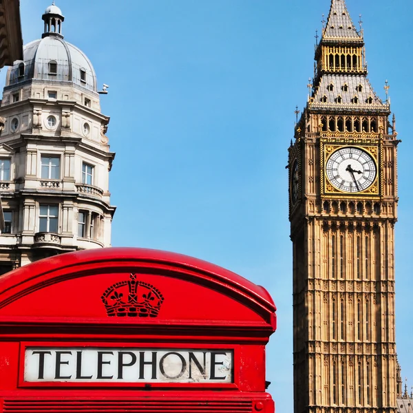 Big Ben, Londyn, Wielka Brytania — Zdjęcie stockowe