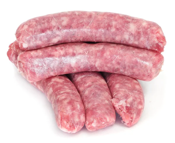 Varkensvlees vlees worstjes — Stockfoto