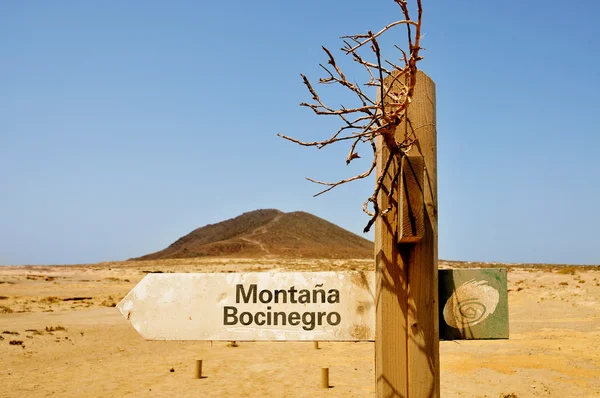 Montana roja vulkan i Teneriffa, Kanarieöarna, Spanien — Stockfoto