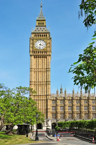 Big Ben y Westminster Palace, Londres, Reino Unido — Foto de Stock