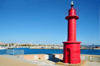 Beacon in Cambrils, Spain clipart