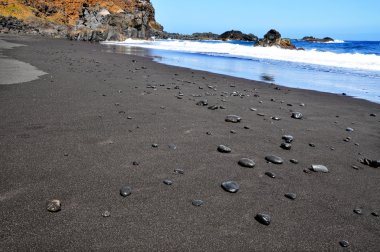 Bollullo Beach in Tenerife, Canary Islands, Spain clipart