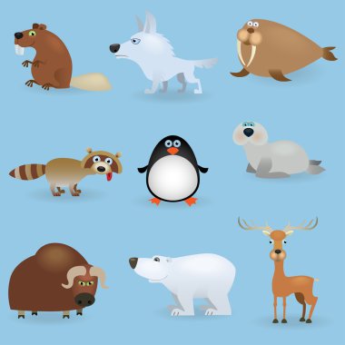 Wild animals set #3 clipart