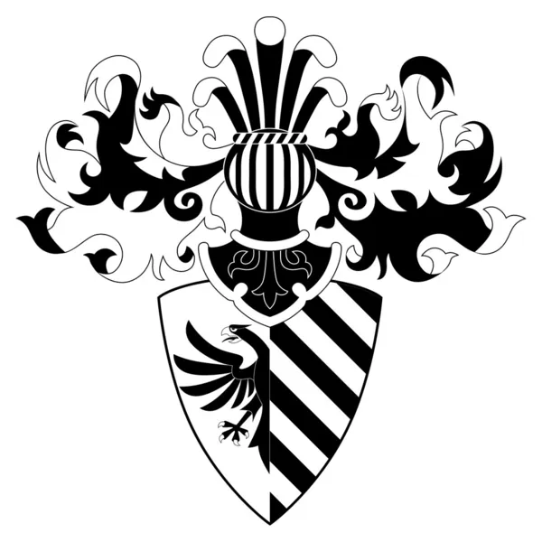 Casque de chevalier — Image vectorielle
