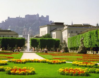 Mirabell bahçeleri, salzburg