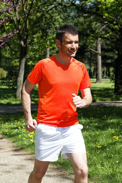 Běžící muž — Stock fotografie