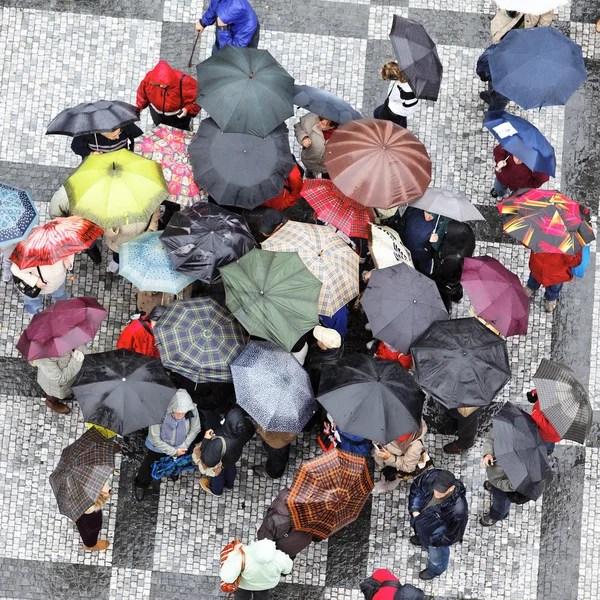Ubrella square — Stockfoto