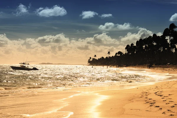 Παραλία ηλιοβασιλέματος — Φωτογραφία Αρχείου