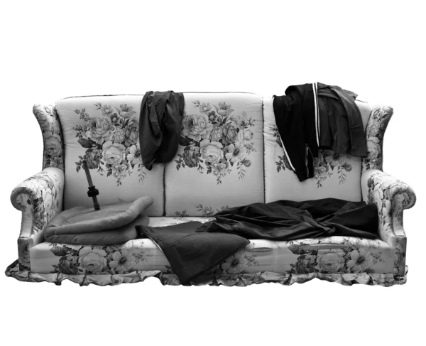 旧沙发 — 图库照片