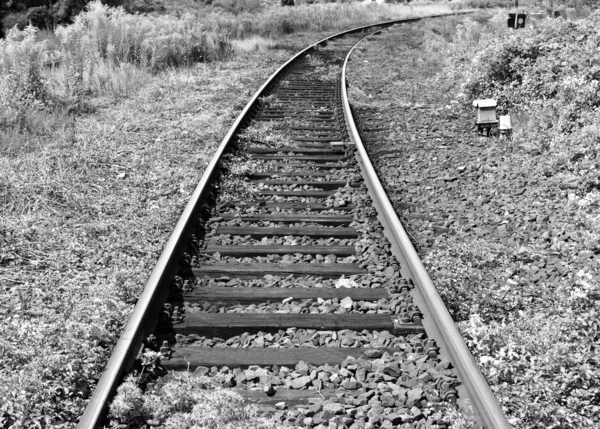 Железнодорожные пути — стоковое фото