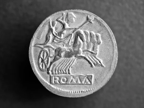 Moneta romana — Foto Stock