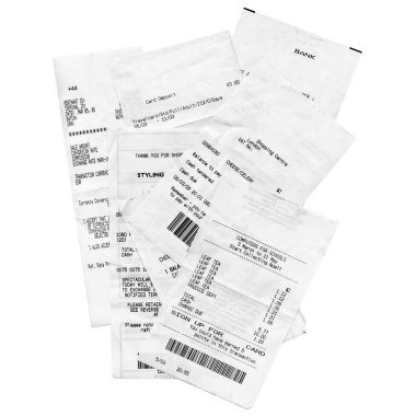 Receipts clipart