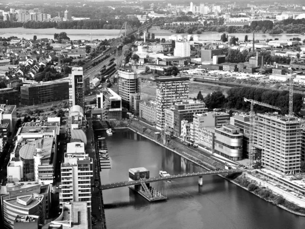 Düsseldorf leží přístav — Stock fotografie