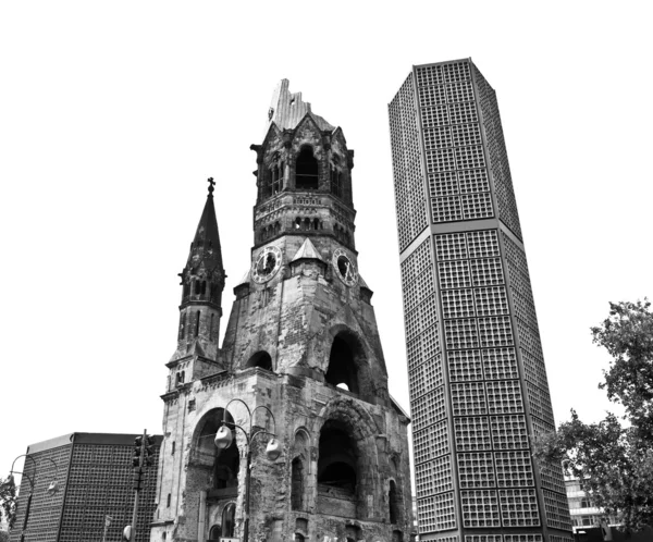 Bombade kyrkan, berlin — 图库照片