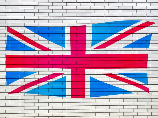 Flaga Wielkiej Brytanii jack Unii — Zdjęcie stockowe
